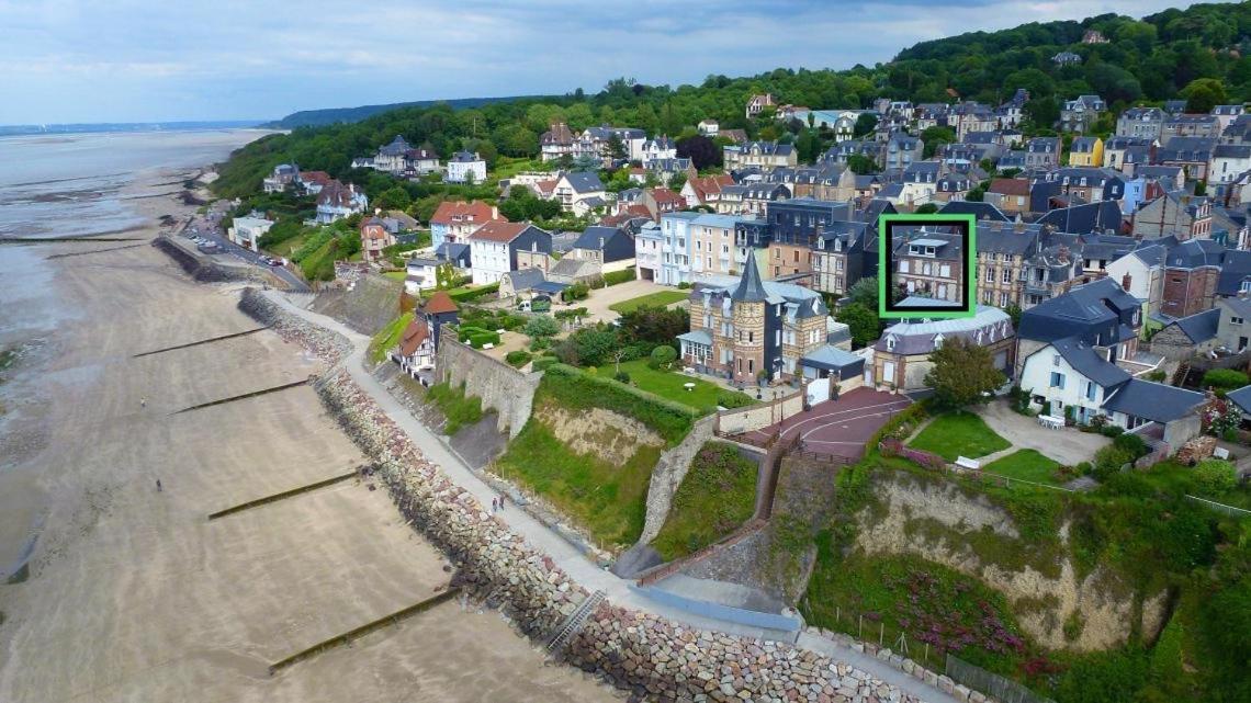 Studio Vue Mer A 2 Min De La Plage Villerville Exteriér fotografie